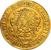 5 Ducats - John George III, Germany, 1686 reverse image