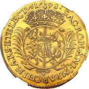5 Ducats - Frederick August I, Germany, 1698 reverse image