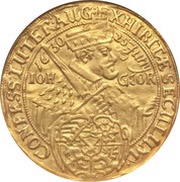 6 Ducats - John George I Centennial of the Augsburg Confession obverse image