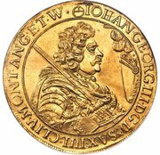 6 Ducats - John George III obverse image