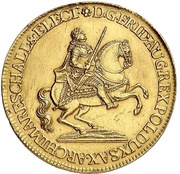 6 Ducats - Frederick August II Vicariat obverse image