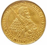 10 Ducats - John George I obverse image