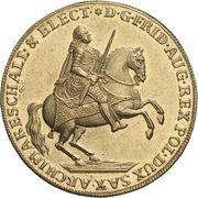 10 Ducats - Frederick August II Vicariat obverse image