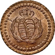 1 Pfennig - Frederick August I obverse image