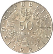 50 Schilling Republic Anniversary obverse image