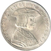 50 Schilling Maximilian I, Austria, 1969 reverse image
