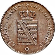 3 Pfennige - Frederick August II obverse image