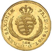 1⁄24 Thaler - Frederick August I Gold Pattern obverse image