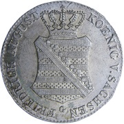 1⁄12 Thaler - Frederick August II obverse image