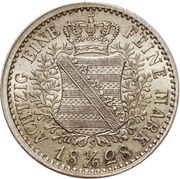 ⅙ Thaler - Anthony, Germany, 1827-1828 reverse image