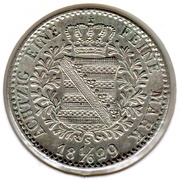 ⅙ Thaler - Anthony, Germany, 1829 reverse image