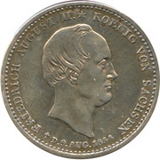 ⅙ Thaler - Frederick August II King's Death obverse image