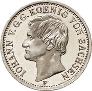 ⅙ Thaler - John Pattern strike obverse image