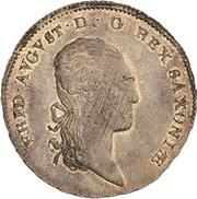 ⅓ Thaler - Frederick August I obverse image