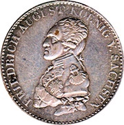 ⅓ Thaler - Frederick August I obverse image