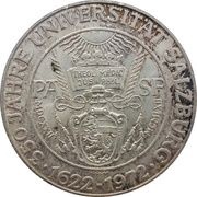 50 Schilling Salzburg University obverse image
