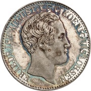 1 Thaler - Frederick August II Ausbeute obverse image