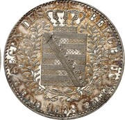 1 Thaler - Frederick August II Ausbeute, Germany, 1836-1838 reverse image