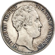 1 Thaler - Frederick August II Ausbeute obverse image
