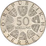 50 Schilling Institute of Agriculture obverse image