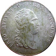 1 Conventionsthaler - Frederick August I obverse image