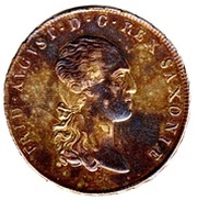 1 Ausbeutekonventionsthaler - Frederick August I obverse image