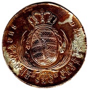 1 Ausbeutekonventionsthaler - Frederick August I, Germany, 1807-1817 reverse image