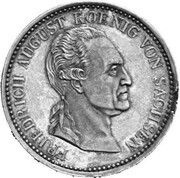 1 Conventionsthaler - Frederick August I Pattern obverse image