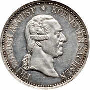 1 Conventionsthaler - Anton Death of Frederick Augustus I obverse image