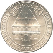 50 Schilling Bummerl House, Austria, 1973 reverse image