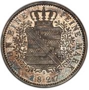 1 Conventionsthaler - Anthony, Germany, 1827-1828 reverse image