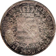 1 Ausbeuteconventionsthaler - Anthony, Germany, 1829-1836 reverse image