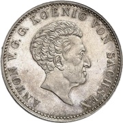 1 Conventionsthaler - Anton Prize thaler obverse image