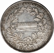 1 Conventionsthaler - Anthony New Constitution, Germany, 1831 reverse image