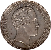 1 Conventionsthaler - Frederick August II obverse image