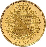 1 Ducat - Anthony, Germany, 1829-1836 reverse image