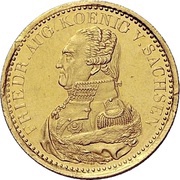 5 Thalers - Frederick August I obverse image
