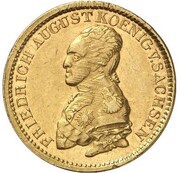 10 Thalers - Frederick August I obverse image
