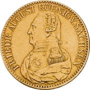 10 Thalers - Frederick August I obverse image