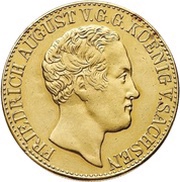 10 Thalers - Frederick August II obverse image
