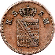 1 Pfennig - John obverse image