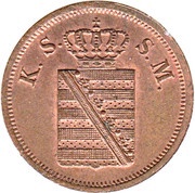 2 Pfennige - Frederick August II obverse image