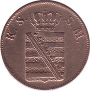 2 Pfennige - Frederick August II obverse image