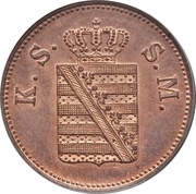 2 Pfennige - John obverse image