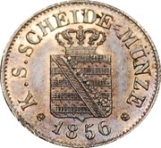 ½ Neugroschen / 5 Pfennige - Frederick August II obverse image