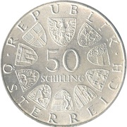 50 Schilling Austrian Broadcasting obverse image