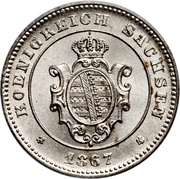 1 Neugroschen / 10 Pfennige - John obverse image
