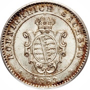 2 Neugroschen / 20 Pfennige - John obverse image