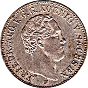 ⅙ Thaler - Frederick August II obverse image