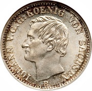 ⅙ Vereinsthaler - John obverse image